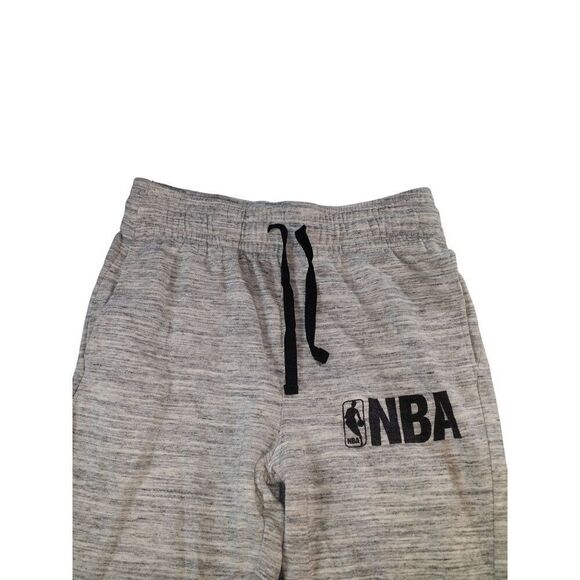 NBA Brand Sweatpants Men Sz‎ M Straight Leg Gray Basketball Athleisure - Picture 2 of 7